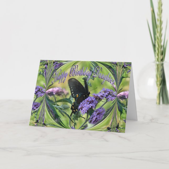 Carte HBday à une Fille-personnaliser (Devant)