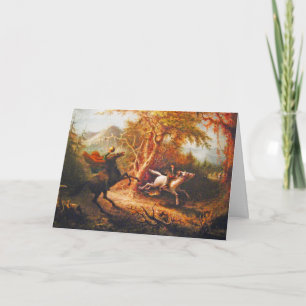 Carte Headless Horseman Pursuing Ichabod Crane