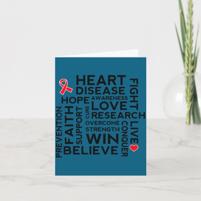 Carte Heart Disease Month Suprt Walk Tee  (Devant)