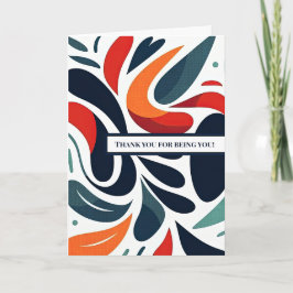 Carte Heart "Merci pour être vous" Option 1