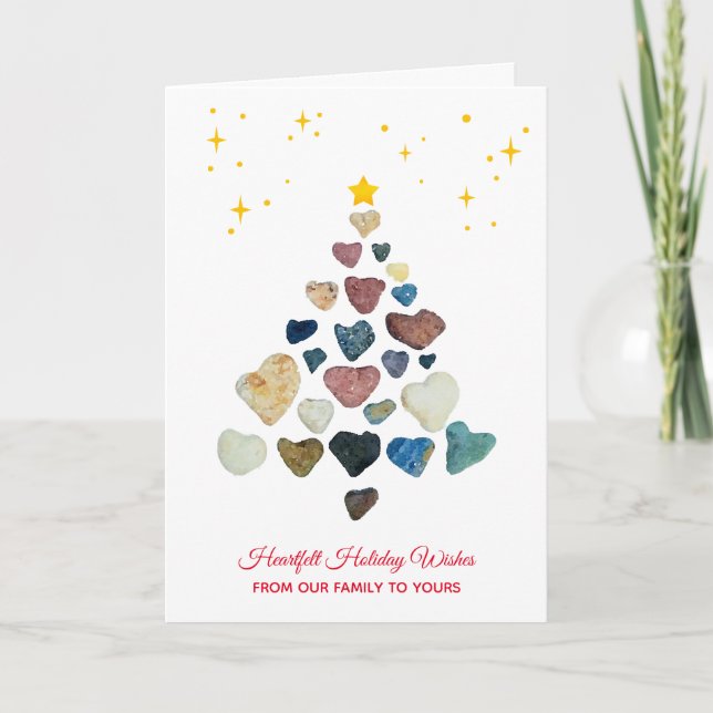 Carte Heart Rocks Heart Holiday Wings Salutation (Devant)