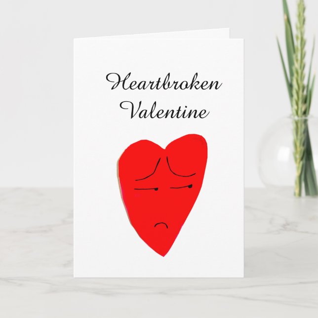 Carte HEARTBROKEN VALENTINE (Devant)