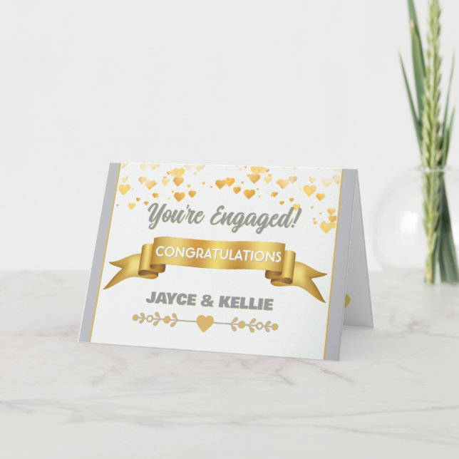 Carte Heartfelt Custom Engagement  (Devant)