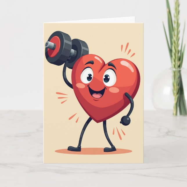 Carte Heartfelt Fitness Fun Card (Devant)