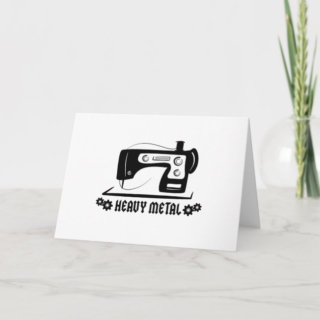 Carte Heavy metal blank greeting card (Devant)
