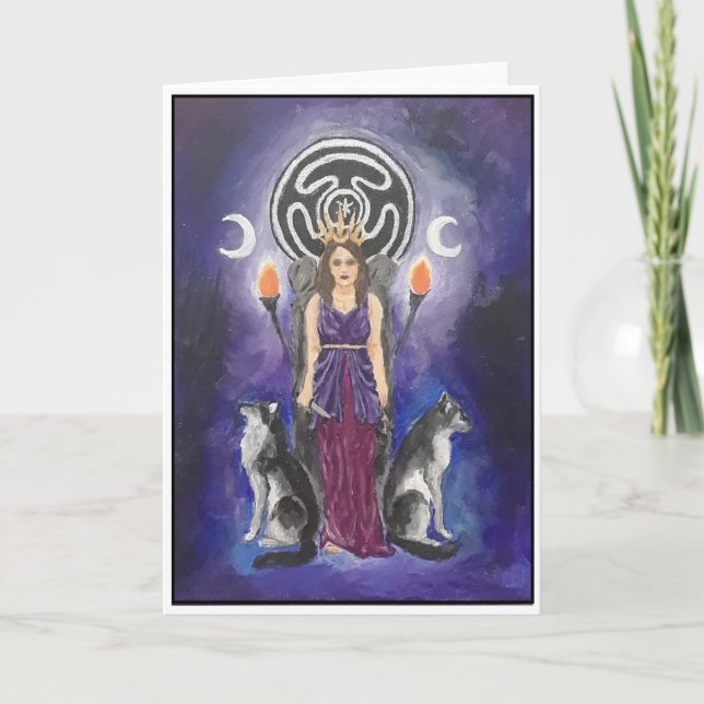 Carte Hecate Blank Grey Card (Devant)