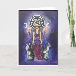 Carte Hecate Blank Grey Card