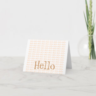 Carte Hello