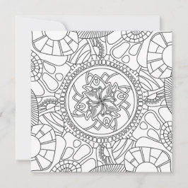 Carte Hello Spring : Mandala Extraordinaire