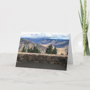 Carte Hells Canyon Pittoresque Byway, OU