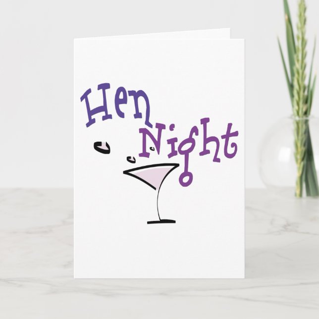 Carte Hen Night (Devant)