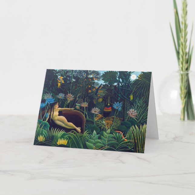 Carte Henri Rousseau - Le Rêve / Le Reve (Devant)