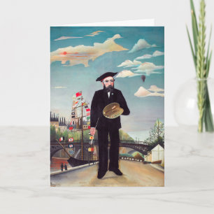 Carte Henri Rousseau - Mon portrait-Paysage