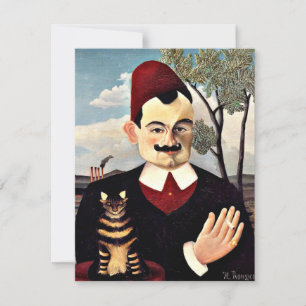 Carte Henri Rousseau - Portrait de Monsieur X,