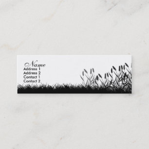 Carte herbeuse de profil