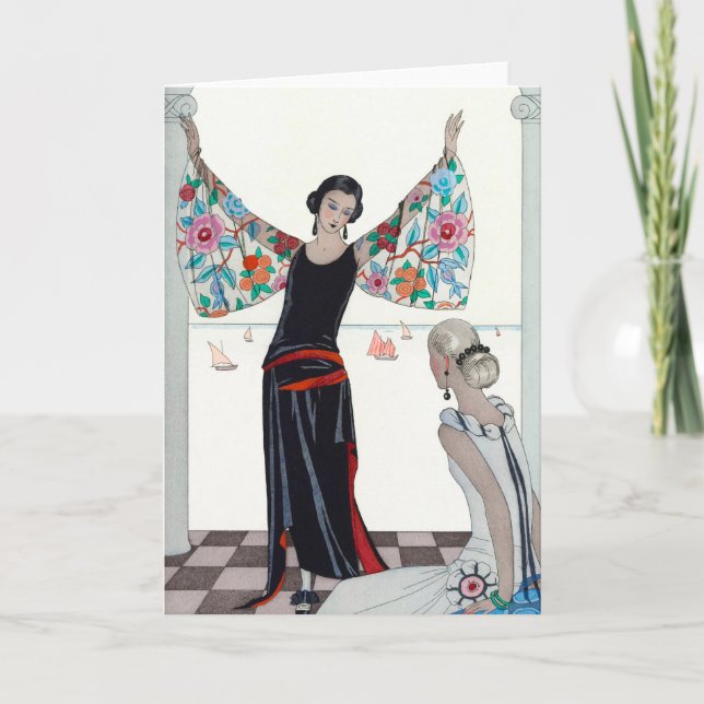 Carte Here Are My Wings - George Barbier (Devant)