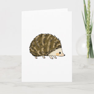 Carte Hérisson mignon
