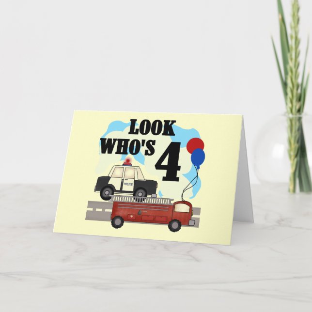 Carte Héros de tous les jours 4e anniversaire (Devant)