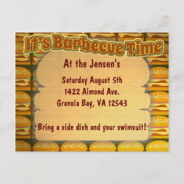 Carte Heure du barbecue !