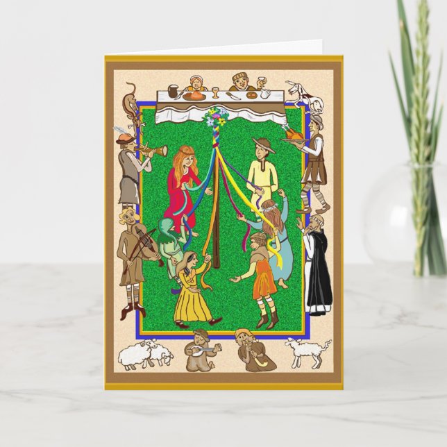 Carte Heure d'une fête (Devant)