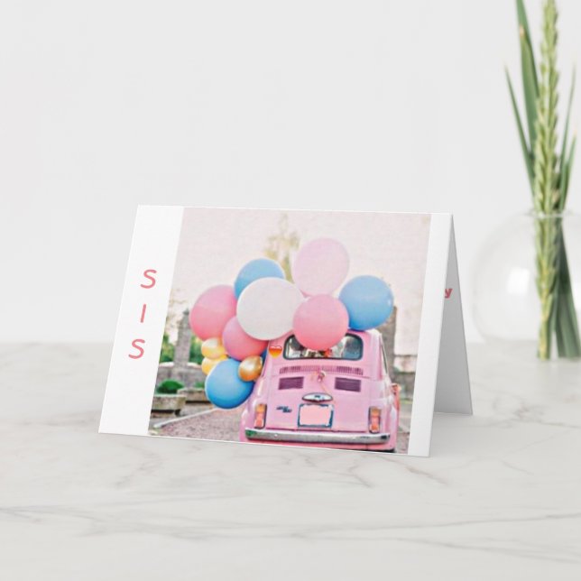 CARTE HEUREUSE * JOUR DE LA MÈRE* À UNE ****SOEUR SPÉCIA (Devant)