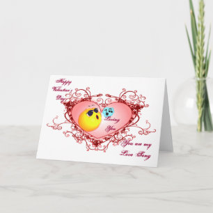 Carte Heureuse Sainte-Valentin