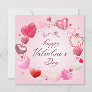 Carte Heureuse Sainte-Valentin