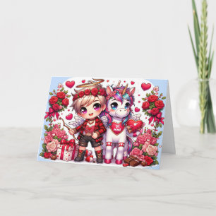 Carte Heureuse Sainte-Valentin