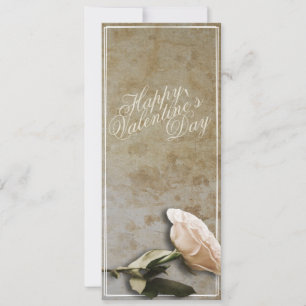 Carte Heureuse Sainte-Valentin avec Rose