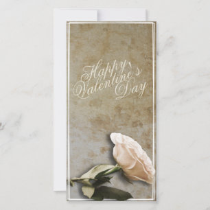 Carte Heureuse Sainte-Valentin avec Rose