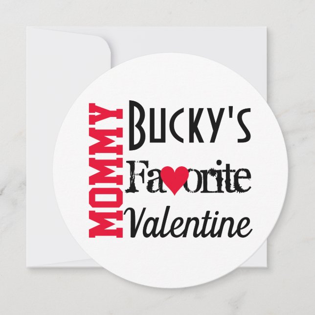 Carte Heureuse Sainte-Valentin De Animal (Devant)