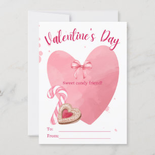 Carte Heureuse Sainte-Valentin de Sweet Candy Friend