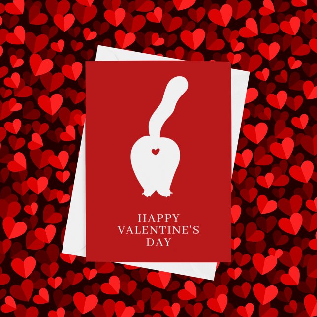 Carte HEUREUSE SAINTE-VALENTIN Me & My Cat Holiday (Créateur téléchargé)