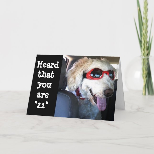 CARTE HEUREUX **21E** ANNIVERSAIRE**TEMPS DE CÉLÉBRER!!! (Devant)