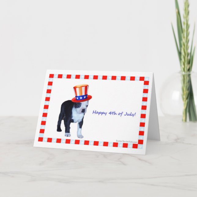 Carte Heureux 4 juillet (Devant)