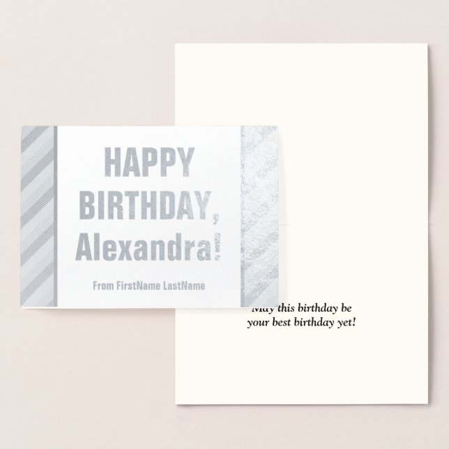 Carte "HEUREUX ANNIVERSAIRE" (Affichage)