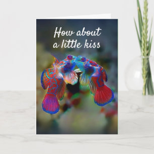 CARTE HEUREUX **ANNIVERSAIRE** KISS OU DEUX POUR "VOUS"