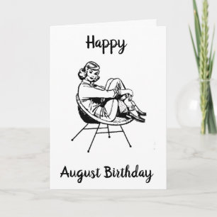 CARTE HEUREUX ***AOÛT ANNIVERSAIRE**** À VOUS!