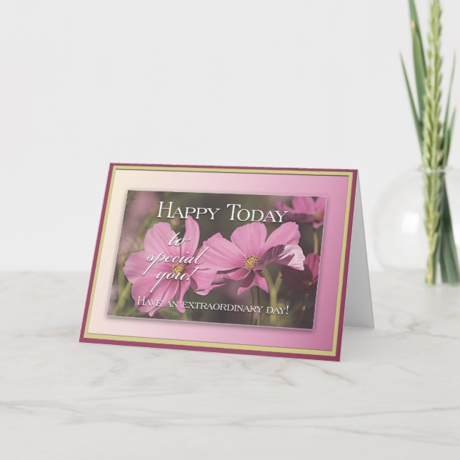 Carte Heureux aujourd'hui (Devant)