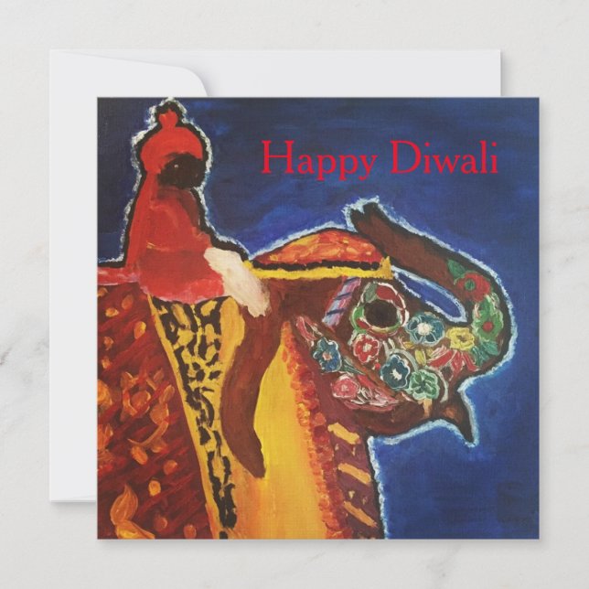 CARTE HEUREUX DIWALI (Devant)