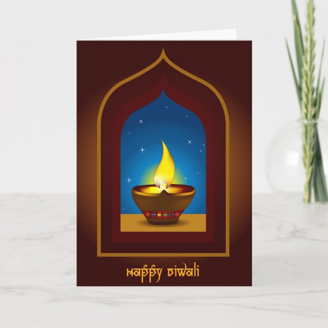 Carte Heureux Diwali (Devant)