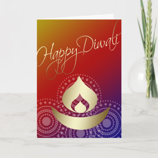 Carte Heureux Diwali (Devant)