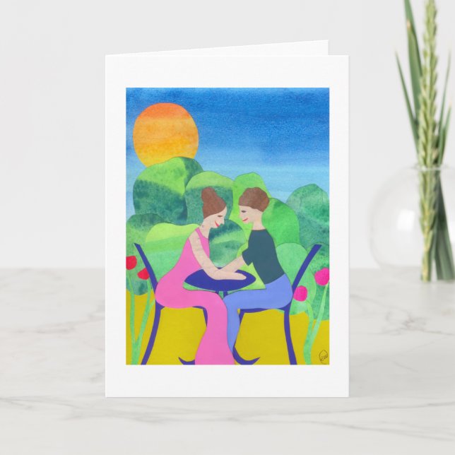 Carte Heureux Fiançailles (Devant)