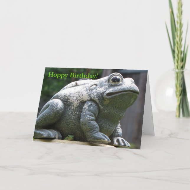 Carte Heureux Hoppy Brother Frog (Devant)
