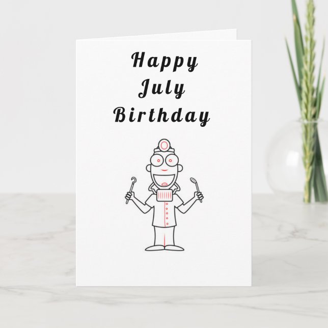 CARTE HEUREUX *****JUILLET**** ANNIVERSAIRE POUR **LUI** (Devant)