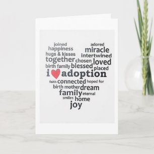 CARTE HEUREUX POUR VOTRE NOUVEAU BONHEUR DE JOIE-ADOPTIO