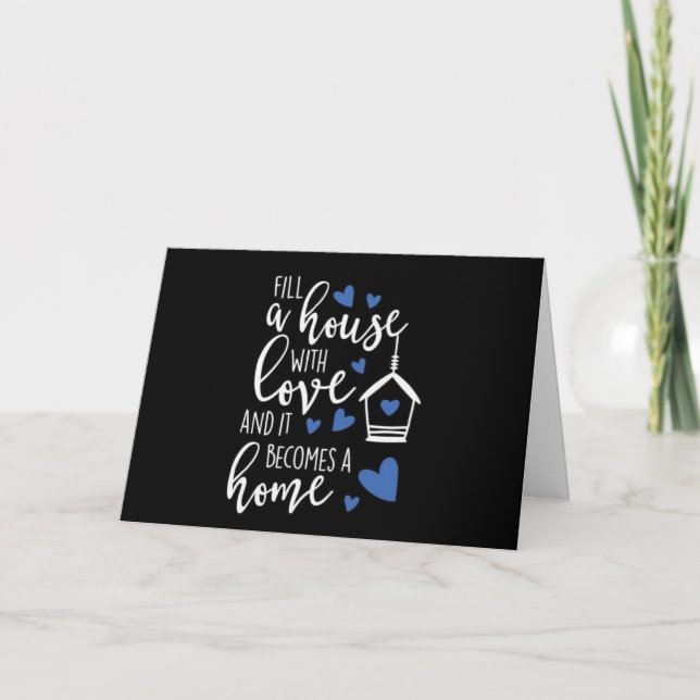 CARTE HEUREUX POUR 'VOUS' ET VOTRE "NOUVELLE MAISON" (Devant)