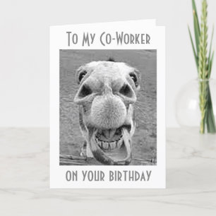 CARTE HEUREUX QU'IL AIT "ANNIVERSAIRE" À MON *COTRAVAILL