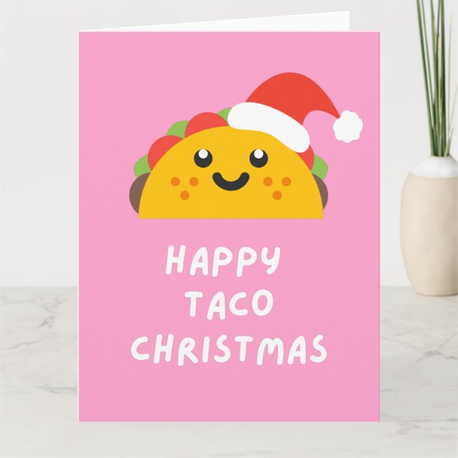 CARTE HEUREUX TACO NOËL (Devant)