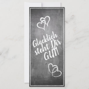 Carte Heureux vous va bien ! -  dans le style tableau no